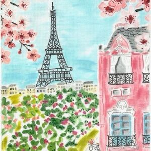 Needlepoint canvas by Kate Dickerson